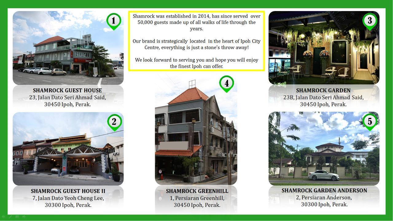 Shamrock Guest House II Ipoh Exterior photo